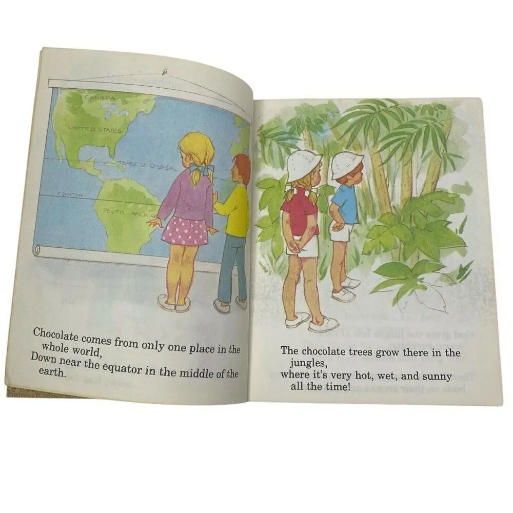 How God Gives Us Chocolate A Happy Day Book 1982 Vintage Child Book